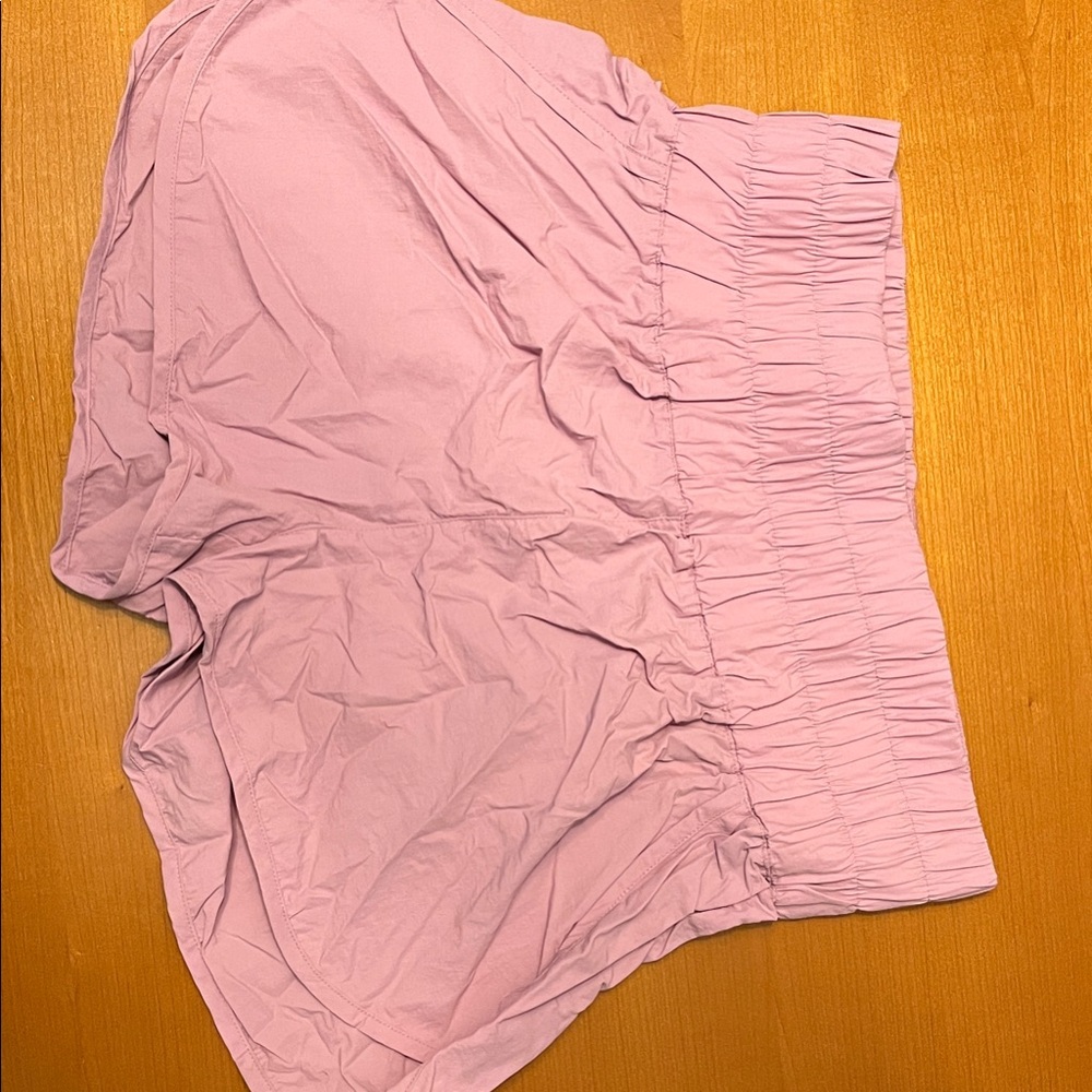 Zenana Outfitters Lilac Athletic Shorts